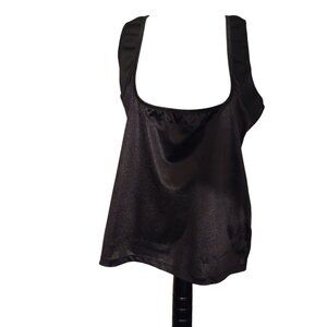 SECRET SOLUTIONS-WEAR YOUR OWN BRA TANK-SIZE: 30/32-NWOT-COLOR: BLACK